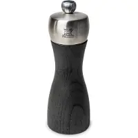 Peugeot Salzmühle FIDJI 15cm Anthrazit Buchenholz Edelstahl Stahlmahlwerk