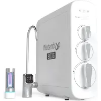 Waterdrop Umkehrosmoseanlage, 800 GPD, TDS-Reduktion, Keine Verkalkten Küchengeräte mehr, 3:1 Pure-to-Drain, RO ohne Tank,WD-G3P800