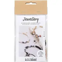 Creativ Company Bastelset für Armbänder aus Süßwasserperlen, inkl. Material u. Anleitung