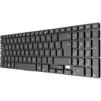 T-ProTek DEUTSCHE - Schwarz Tastatur Keyboard ohne Rahmen kompatibel für Asus Pro PU551LA, Pro551L
