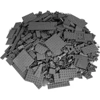 LEGO Steine Sondersteine Gemischt Dunkelgrau NEU! Menge 250x – Jede Mischung individuell zusammengestellt