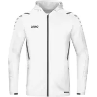 Jako Challenge Trainingsjacke mit Kapuze weiß/anthra light L
