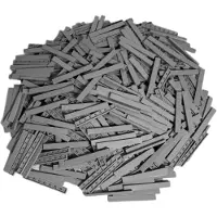 LEGO 1x8 Fliesen Hellgrau - 4162 NEU! Menge 100x