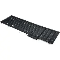 T-ProTek DE - Schwarz Tastatur ohne Mausstick, ohne Beleuchtung kompatibel für DELL P/N: 0M0P2X