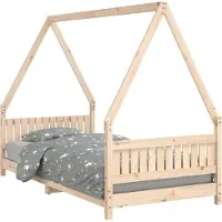 Syfax Kinderbett 90x190 cm Massivholz Kiefer
