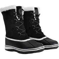 Regatta Dare 2B - Damen Schneestiefel "Northstar" RG9563 (36 EU) (Schwarz/Weiß)