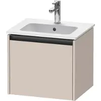 Duravit Waschtischunterschrank Ketho.2 51x42x44cm, 1 Ausz., wandhängend, taupe matt