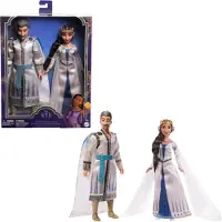 Disney Wish Puppen - 30/27 cm - König Magnifico/Königin Amaya - Wish - One Size - Puppen