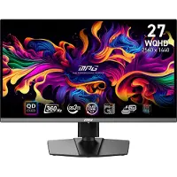 MSI MPG 271QRX QD-OLED, 67,3 cm (26.5"), 2560 x 1440 Pixel, Wide Quad HD, QD-OLED, 1 ms, Schwarz