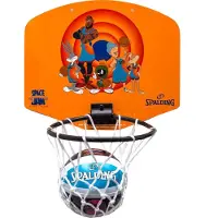 Spalding Mini Basketball Set Space Jam 79006Z, Basketball-Rückwand, Unisex, Orange, Größe: One size