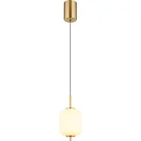 Globo Lighting Hängeleuchte Metall messingfarben, LED