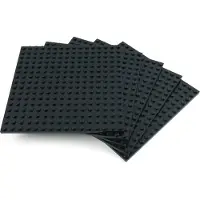 LEGO 16x16 Platten Bauplatten Schwarz Beidseitig bebaubar - 91405 NEU! Menge 3x