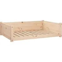 Syfax Hundebett 95,5x65,5x28 cm Massivholz Kiefer