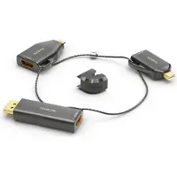 PureLink Adapter Ring klein IQ-AR200 miniDP/DP/USB-C auf HDMI 4K60Hz