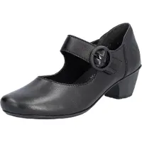 Rieker Spangenpumps, Festtagsschuh, Pumps, Trichterabsatz, mit Klettriemchen