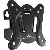 Macleans MC-415 TV-Monitor-Wandhalterung 13"-32" 30kg Neigen Drehen max. VESA 100x100 30kg Schwarz Slim Universal Pulverbeschichtet