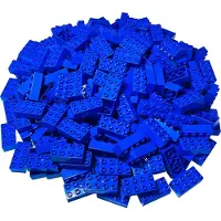 LEGO DUPLO 50 2x4 Steine und 50 2x2 Steine Bunt Gemischt - 3437 3011 NEU! Menge 100x