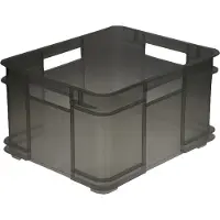 Keeeper Aufbewahrungsbox Euro-Box XL "bruno" 28 Liter grau