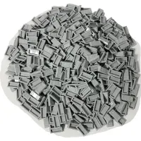 LEGO 1x2 Fliesen Barren Silber - 3069b NEU! Menge 100x