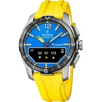Festina Herren Uhr Elegant Sport Silikon Armbanduhr gelb UF23000/8