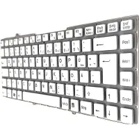 T-ProTek DEUTSCHE - Weiß ohne RahmTastatur für Sony Vaio VGN-FW56SR , VGN-FW5ERF