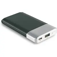 RealPower PB-4000 Fashion, 4000 mAh, Lithium Polymer (LiPo), Schwarz, Silber