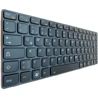 T-ProTek Schwarz - DE Tastatur Keyboard mit Beleuchtung kompatibel für Lenovo Ideapad Y480N