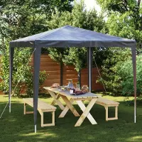 vidaXL "im Angebot" Profi-Partyzelt 2,5×2,5 m Anthrazit 90 g/m² - Pavillons & Partyzelte CC20188