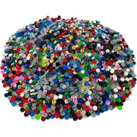 LEGO 1x1 Fliesen Rundfliesen Bunt Gemischt - 98138 NEU! Menge 500x