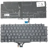 T-ProTek DEUTSCHE - Schwarz Tastatur Keyboard Beleuchtung kompatibel für Dell Precision 15 7520