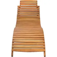 vidaXL "Sonnenliege HOMMIE - Gartenliege - Gartenmöbel - 2 Stk. mit Auflagen Massivholz Akazie - 184x55x64 cm NeuMöbel 6166138