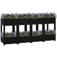 Prolenta Maison Exclusive - Hochbeet 160x40x71 cm Polypropylen