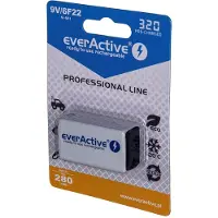 EverActive EVHRL22-320, Wiederaufladbarer Akku, 9V, Nickel-Metallhydrid (NiMH), 9 V, 1 Stück(e), 320 mAh