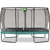 Exit Allure Premium Trampolin 214x366cm, auf Beinen, Rechteckig, Grün