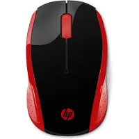HP 200 Wireless Mouse Empress, Beidhändig, Optisch, RF Wireless, 1000 DPI, Rot