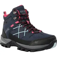 Regatta - Damen Wanderstiefel "Samaris III" RG10015 (41 EU) (Marineblau/Pink/Aquablau)