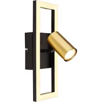 Globo Lighting Wandleuchte Metall schwarz matt, LED