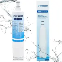 Wessper Wasserfilter für Kühlschrank – Ersatz für 4396508, SBS002, SBS003