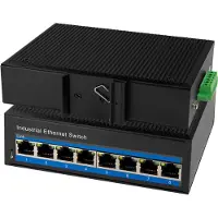 Logilink Industrial Gigabit Ethernet Switch, 8-Port 10/100/1000 Mbps