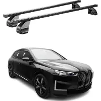 Omac Menabo Dachträger Grundtäger für BMW IX I20 2021-2025 75kg Stahl Schwarz 2 tlg