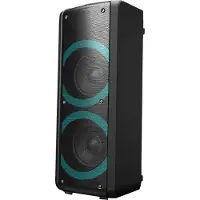 Denver BPS-352, 16,5 cm (6.5"), 300 W, Verkabelt & Kabellos, Tragbarer Stereo-Lautsprecher, Schwarz, Stand