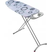 Kadax Klappbares Bügelbrett, 120x38cm Dampfbügelbrett mit Metallnetz