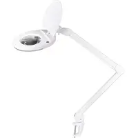Rebel NAR0463-2 Multifunktionslampe mit Lupe 5D 8 W (60 SMD), weiß
