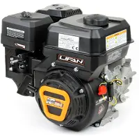 Wiltec LIFAN KP230-R Benzinmotor mit 6,5 PS Einzylinder für Rüttelplatten und Baumaschinen, luftgekühlter 4-Takt Motor mit 22 mm Kurbelwelle, OHV-Ventilsteuerung & 223 cc Hubraum
