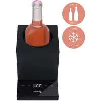 H.Koenig Weinkühler LVX26, Weißwein, Rotwein, Rosé, Champagner, bis zu 9 cm Durchmesser