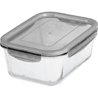 Gastromax Glas-Frischhaltedose 0,75 Liter grau