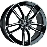 KESKIN KT21 Elegant black front polish 8.5x20 ET42 - LK5/112 ML66.6 Felge Alu