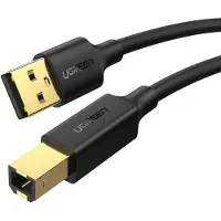 UGREEN 10351, 3 m, USB A, USB B, USB 2.0, Schwarz
