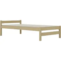 Kocot Kids Bett 200x90, natürliche Optik, mit Schublade, Matratze