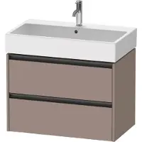 Duravit Waschtischunterschrank Ketho.2 78,4x46cm, bas. ma, 2 Schub., wandhängend